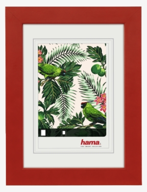 "tropical" Wooden Frame, Red, 10 X 15 Cm - Hama Holzrahmen
