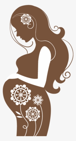 Tubes Femmes Avec Enfants Silueta De Mujer Embarazada, - Pregnancy Silhouette Clip Art