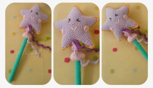 Y Ya Esta Varita Lista Para Hacer Magia Espero Que - Crochet