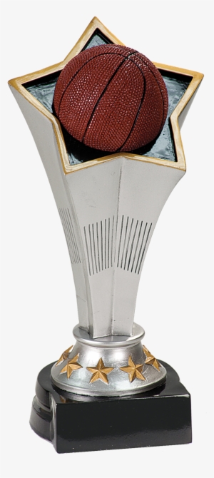 Personalized 8 3/4" Basketball Rising Star Resin Trophy