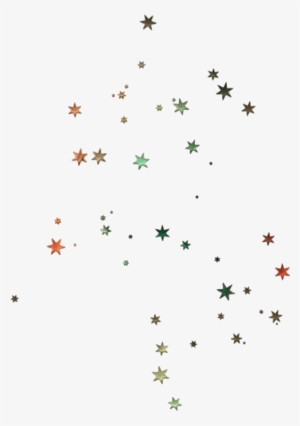 Sticker Stars Scatter Scattered Glitter Tumblr Aesthetic - Star Doodle Transparent Background