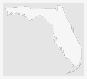 Florida Clipart Plain - Map Of Florida