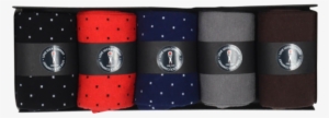 Men's Polka Dots Dress Socks Gift Box - Gift