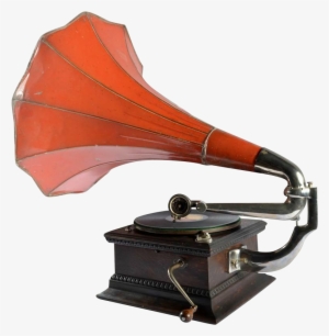Antique Gramophone, Hmv, Great Britain, 1910 Phonograph, - Handbag