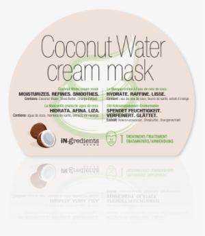 In.gredients Coconut Water Cream Mask - Coconut