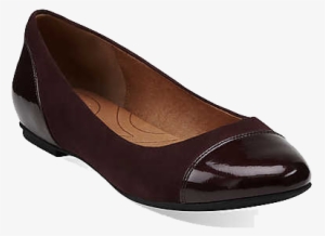 Chic Cap Toe Women's Flat From Clarks Indigo™ Blends - Shoe