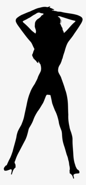 Legs Clipart Heel Silhouette - Silhouette Of Woman In Heels