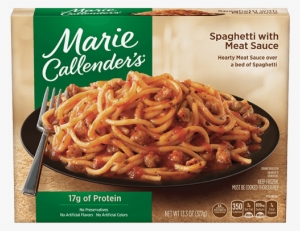 Spaghetti With Meat Sauce - Marie Callender's Fettuccini Alfredo