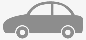Gray Car - Transparent Car Icon Vector