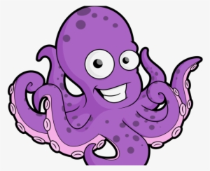 Octopus Clipart Cartoon - Cartoon Octopus Transparent Background