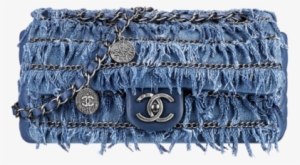 Chanel2 - Chanel Denim Fringe Flap Bag