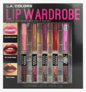 Colors 10 Piece Lipgloss And Matte Lip Vault Set - Lip Gloss