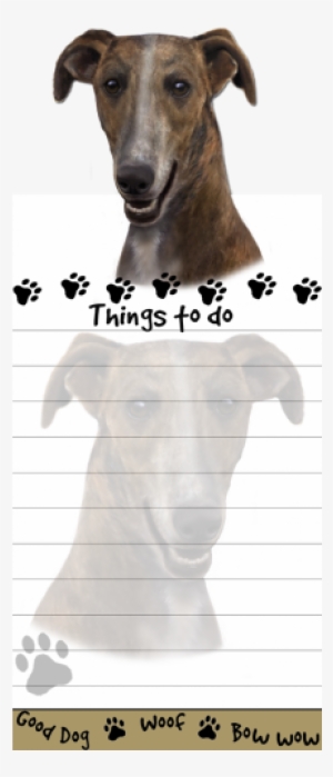 Greyhound Things To Do List Pad - German Shepherd Magnetic List Pads Uniquely Shaped