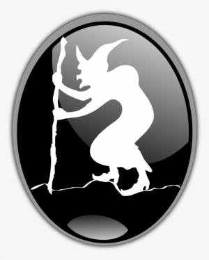 Illustration Of A Witch Silhouette - Night Witches Insignia