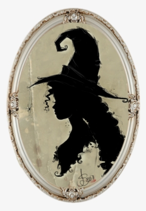 Witch Silhouette - Witch Cameo