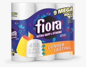 Toilet Paper - Fiora Ultra Soft & Strong Toilet Paper, 9 Mega