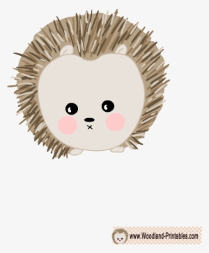 Free Printable Cute Hedgehog Wall Sticker - Sticker
