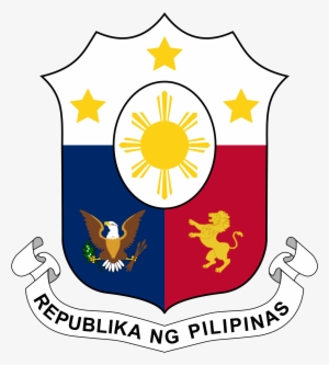 Fictional Coat Of Arms Of The Philippines In Navy Blue - Republic Of The Philippines Logo Png