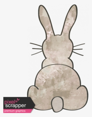 Woodland Winter Rabbit Doodle Graphic Janet Scott Pixel - Digital Scrapbooking
