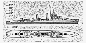 Computer Icons Heavy Cruiser Torpedo Boat Battleship - Benson Class Destroyer