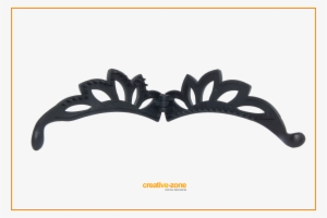 Black Hair Clip, Transparent - Hair