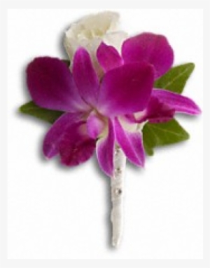 Passion In Bloom Boutonniere - Fresh In Fuchsia Boutonniere - Standard - Prom Flowers