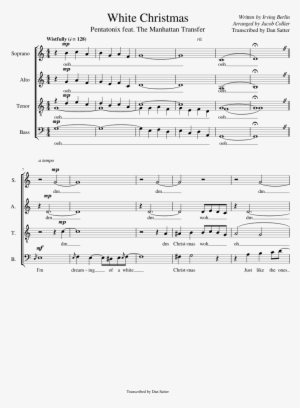 White Christmas Sheet Music Composed By Written By - Pentatonix White Christmas Pdf