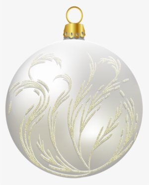 Christmas Clipart, White Christmas Ornaments, Christmas - White Christmas Balls Png