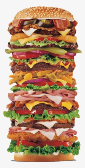 Png Black And White Sandwich Clipart Hamburger Free - Big Sandwiches