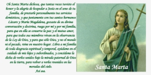 Oración Para Santa Marta - Saint Martha 2 X 4 Inch Holy Card - (pack Of 100)