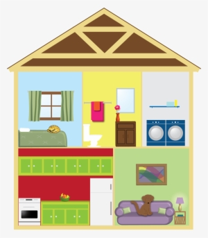 Scintillating Simplicity Vector - Diagram Of House Rooms