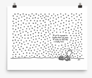 Snow Print - Vector Graphics