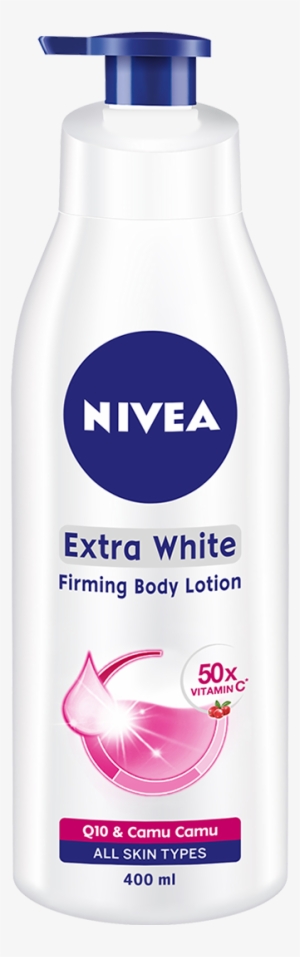 With Super Fruit Extracts & Q10, Your Skin Can Be Smoother, - Whitening Nivea Body Lotion