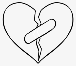 How To Draw Broken Heart - Drawings Of A Broken Heart