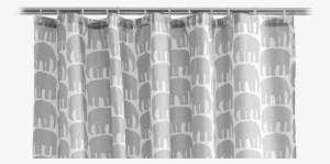 Cortinas De Baño - Finlayson Elefantti Shower Curtain 180x200cm, Grey