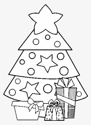 Dibujo De Regalos De Navidad 2 Para Colorear - Christmas Tree