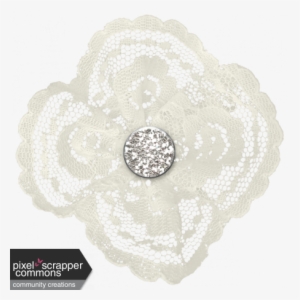 Shabby Wedding - Lace Flower - Needlework