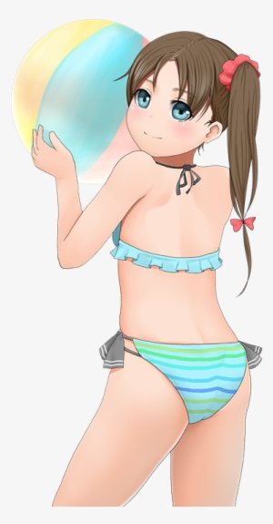 Moe, Cute, Woman, Girls, Women, Swimsuit, Bikini - Cute Swimsuit Anime Girls