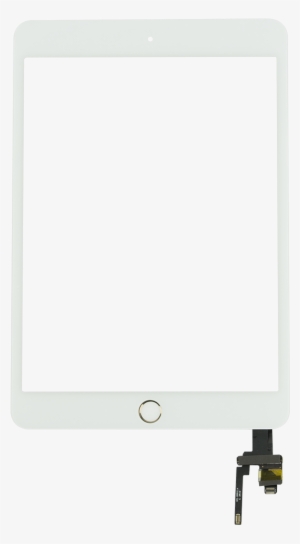 Ipad Mini 3 White/gold Touch Screen With Home Button - Ipad Mini 3 A1599 Touch