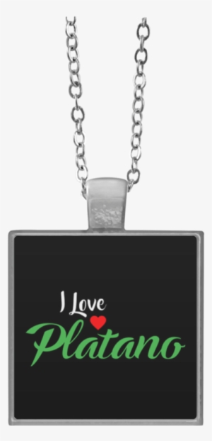Platano Square Necklace - I'm Not Drunk I Have Ms Necklace