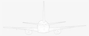Por Qué Las Alas De Los Aviones Comerciales Terminan - Technical Drawing