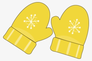 Snowflake Clipart Mitten - Clipart Mittens