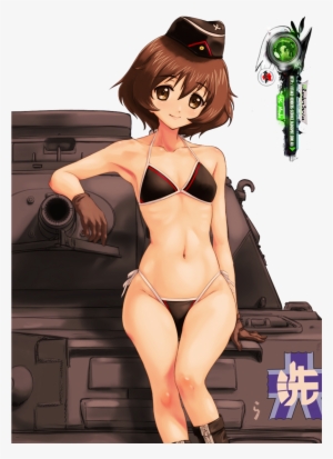 Girl Cartoon, Ecchi Girl, Art Girl, Bikini Girls, Anime - Girls Und Panzer Yukari Bikini