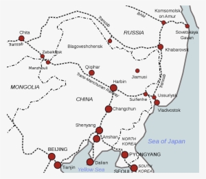 South Manchuria Railway Map