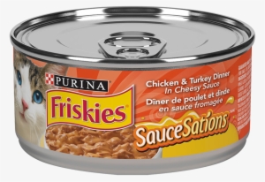 Friskies® Saucesations™ Chicken & Turkey Dinner In - Purina Friskies Saucesations Chicken & Turkey Dinner