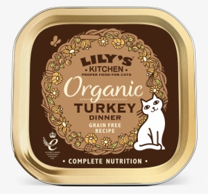 Organic Turkey Dinner - Lily's Kitchen Cat Organic Fish Tray 85g - 85g