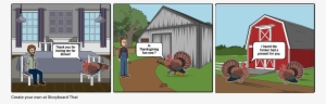 Turkey Storyboard - Cartoon