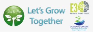 Cropped Lets Grow Together - Graphic Design