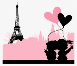 Valentine's Frases Clipart Valentine's Day Heart Gift - Paris Love Throw Blanket