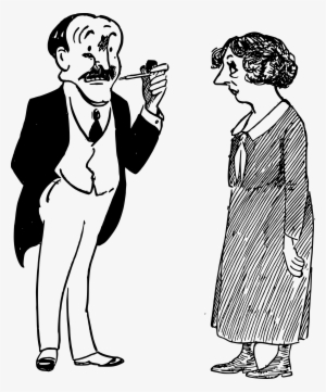 This Free Icons Png Design Of Pipe Smoker And Lady